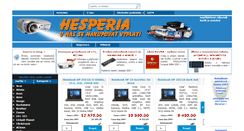 Desktop Screenshot of hesperia.cz