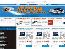 Tablet Screenshot of hesperia.cz